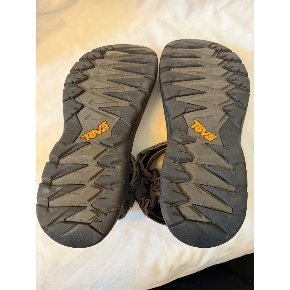 Teva Hurricane XLT2 Sport Sandals Mens 12 Black Grey Geometric 1102456